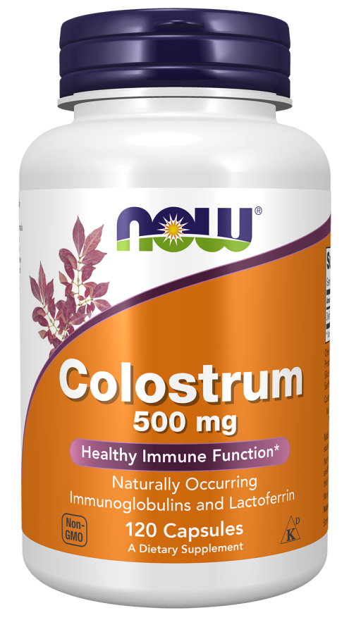 Now COLOSTRUM 500mg 120 VCAPS
