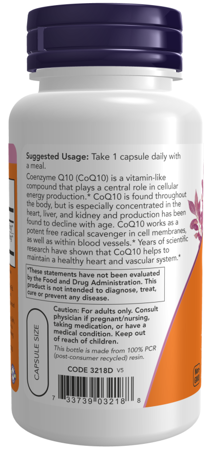 Now CoQ10 150mg 100 VCAPS