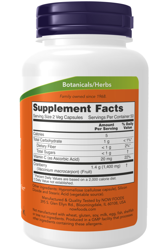 Now CRANBERRY CAPS 700MG 100 VCAPS