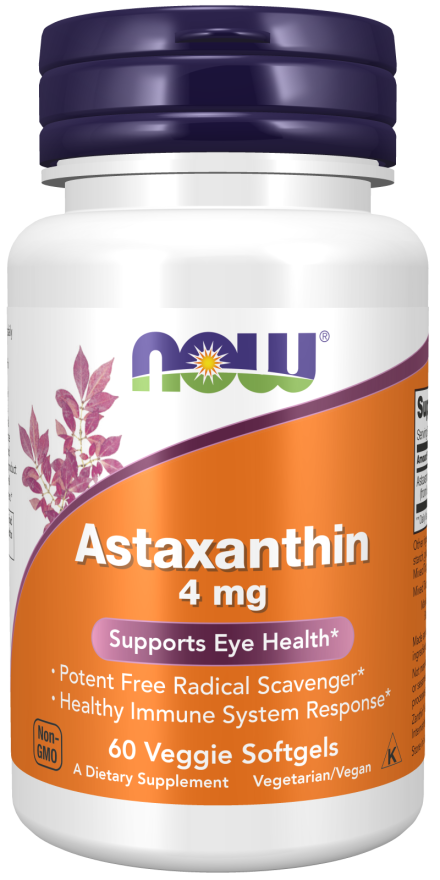 Now ASTAXANTHIN 4 MG 60 VEG SGELS