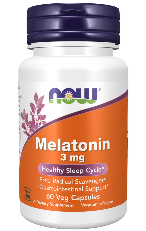 Now MELATONIN 3mg 60 VCAPS