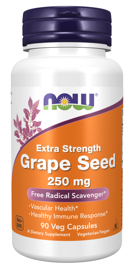 Now GRAPE SEED EXTRACT 250MG 90 VCAPS