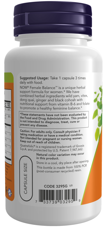 Now FEMALE BALANCE 90 VCAPS