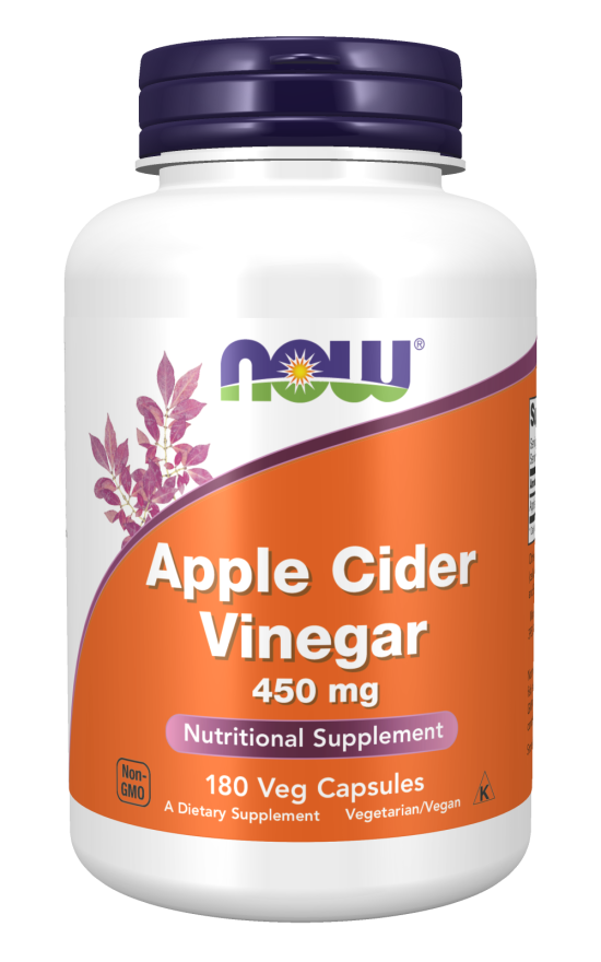 Now APPLE CIDER VINEGAR 450 MG 180 VCAPS