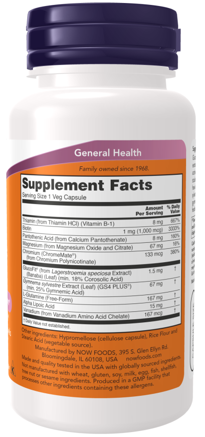Now GLUCOSE METABOLISM SUPPORT 90 VCAPS