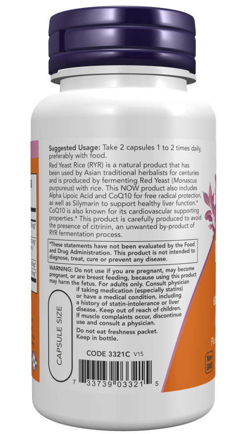 Now RED YEAST RICE & COQ10 120 VCAPS