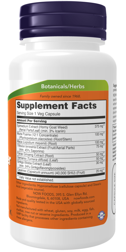 Now MEN'S VIRILITY POWER 120 VCAPS