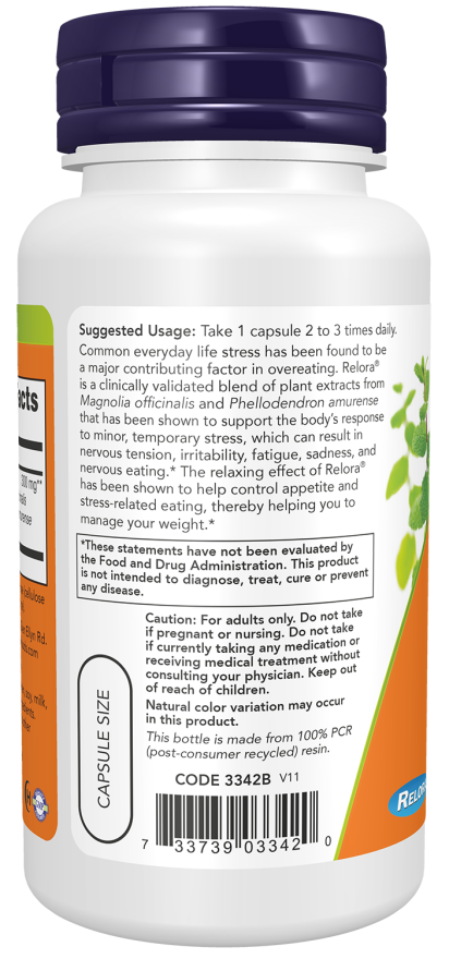 Now RELORA 300 mg 120 VCAPS