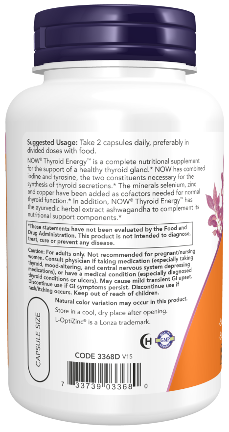 Now THYROID ENERGY 180 VCAPS