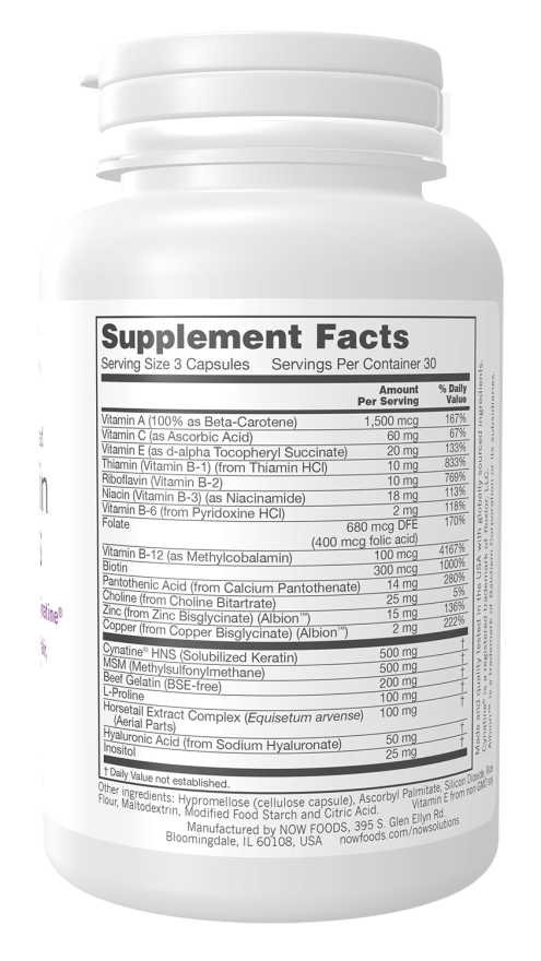 Now CLINICAL HAIR, SKIN & NAILS 90 VCAPS