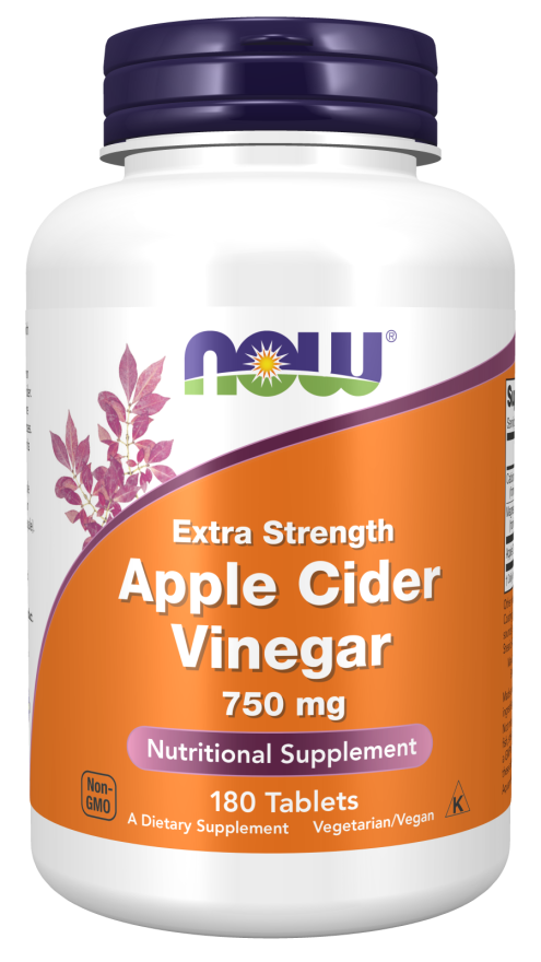 Now APPLE CIDER VINEGAR 750MG 180 TABLETS