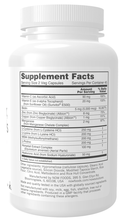 Now VEGAN HAIR, SKIN & NAILS 90 VCAPS