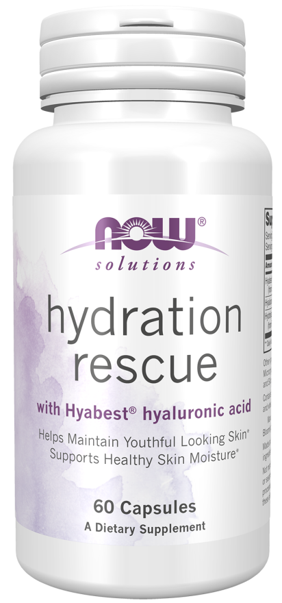 Now HYDRATION RESCUE (HYALURONIC ACID) 60 VCAPS