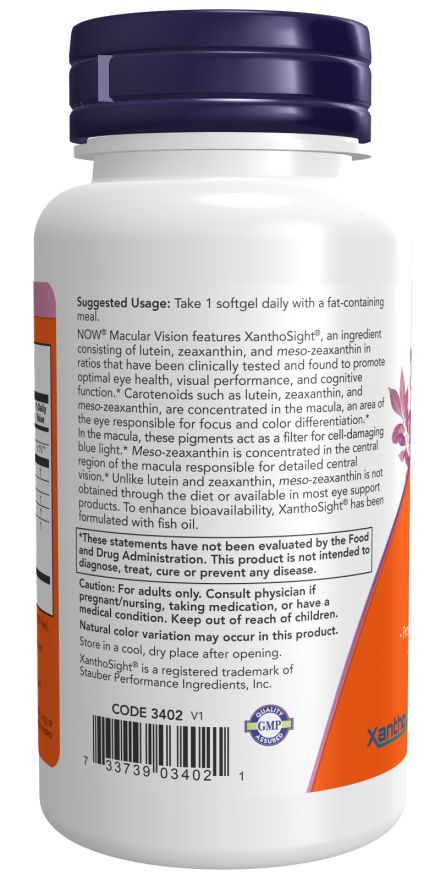 Now MACULAR VISION 50 SGELS