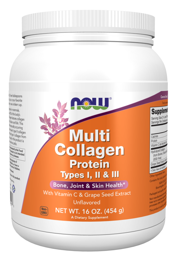 Now MULTI COLLAGEN PWD (UNFLVR) 16 OZ