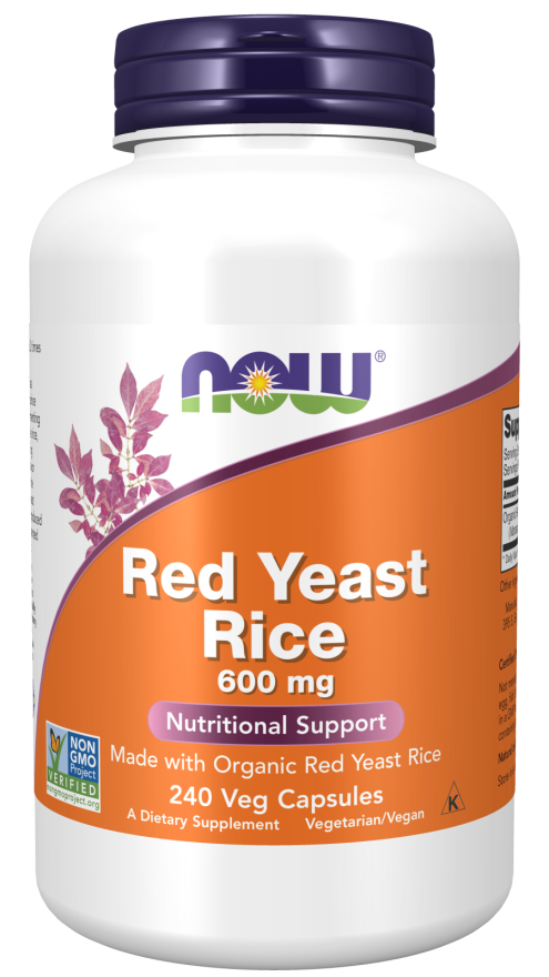Now RED YEAST RICE 600MG ORG 240 VCAPS