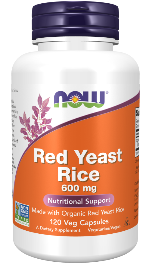 Now RED YEAST RICE 600MG ORG 120 VCAPS