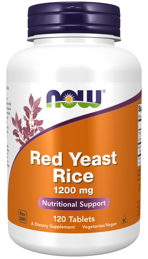 Now RED YEAST RICE EXTRACT 1200MG 120 TABS