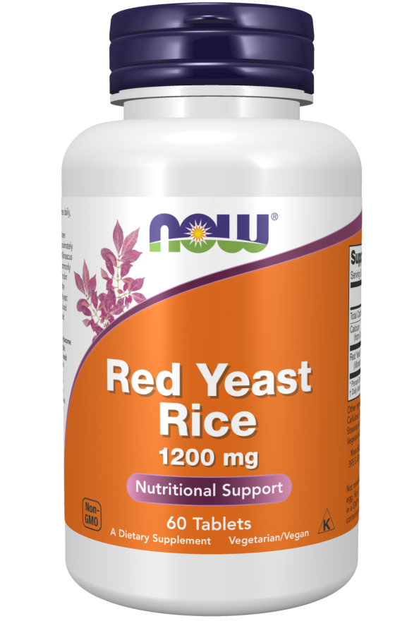 Now RED YEAST RICE EXTRACT 1200MG 60 TABS