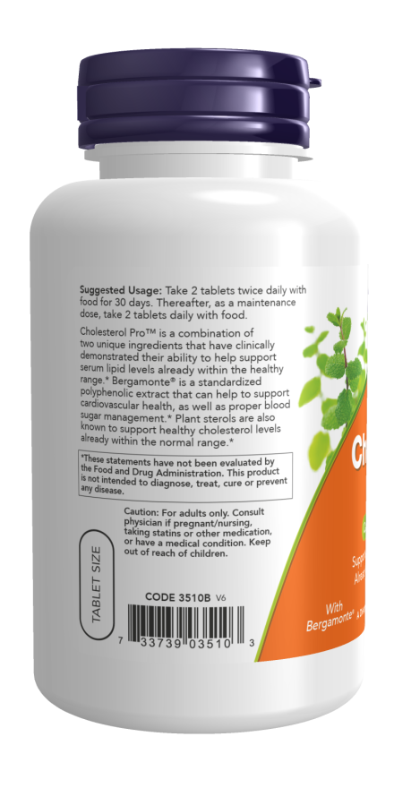 Now CHOLESTEROL PRO 120 TABS