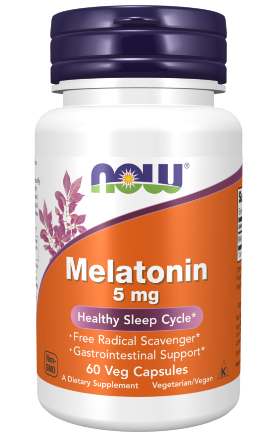 Now MELATONIN 5mg 60 VCAPS