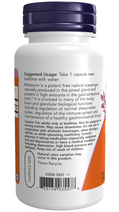 Now MELATONIN 10 MG 100 VCAPS
