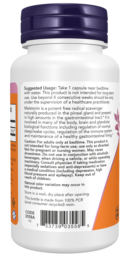 Now MELATONIN 20MG 90 VCAPS