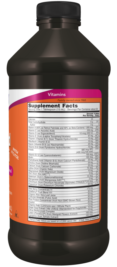 Now LIQUID MULTI BERRY 16 OZ