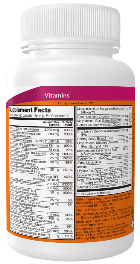 Now EVE WOMAN'S MULTI 120 VCAPS