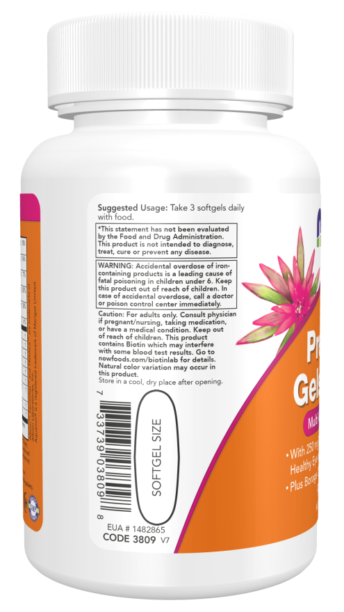 Now PRE-NATAL MULTI WITH DHA 180 SOFTGELS