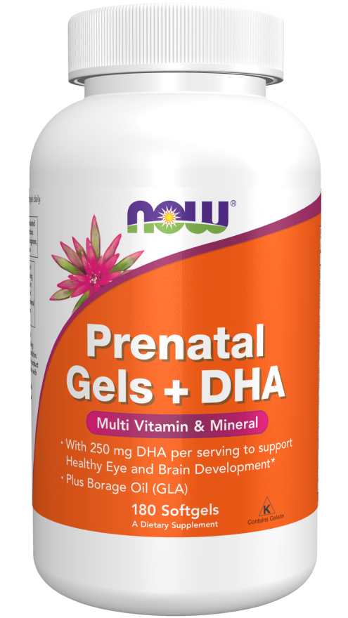 Now PRE-NATAL MULTI WITH DHA 180 SOFTGELS