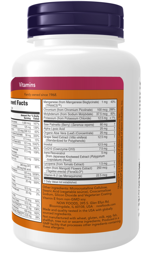 Now ADAM(TM) MALE MULTI 60 TABS