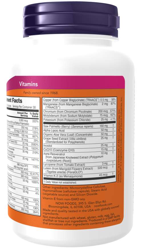 Now ADAM(TM) MALE MULTI 90 VCAPS