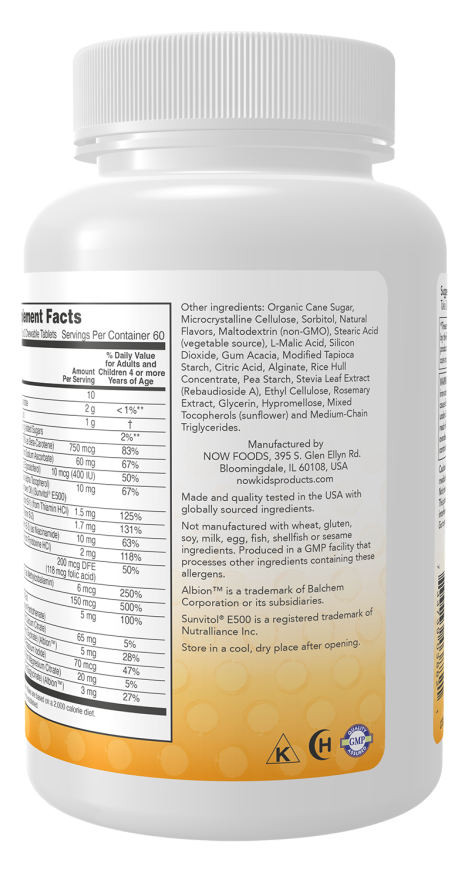 Now KID VITS(TM) - BERRY LEMONADE BLAST 120 TABS