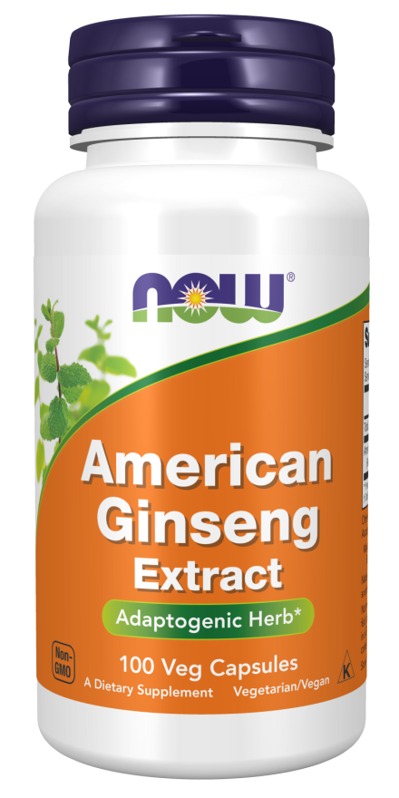 Now AMERICAN GINSENG 500 mg 100 VCAPS