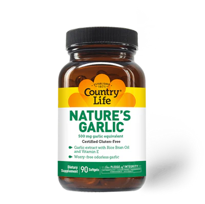 Country Life NATURE'S GARLIC 500MG 90 Softgel