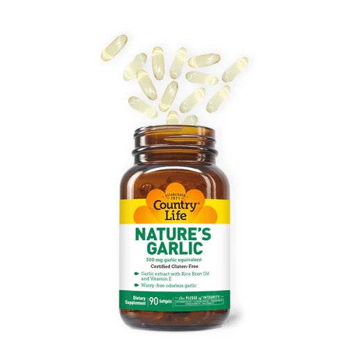 Country Life NATURE'S GARLIC 500MG 90 Softgel