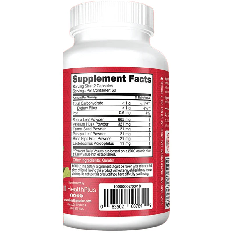 HEALTH PLUS EVERY DAY CLEANSE 90CAPS