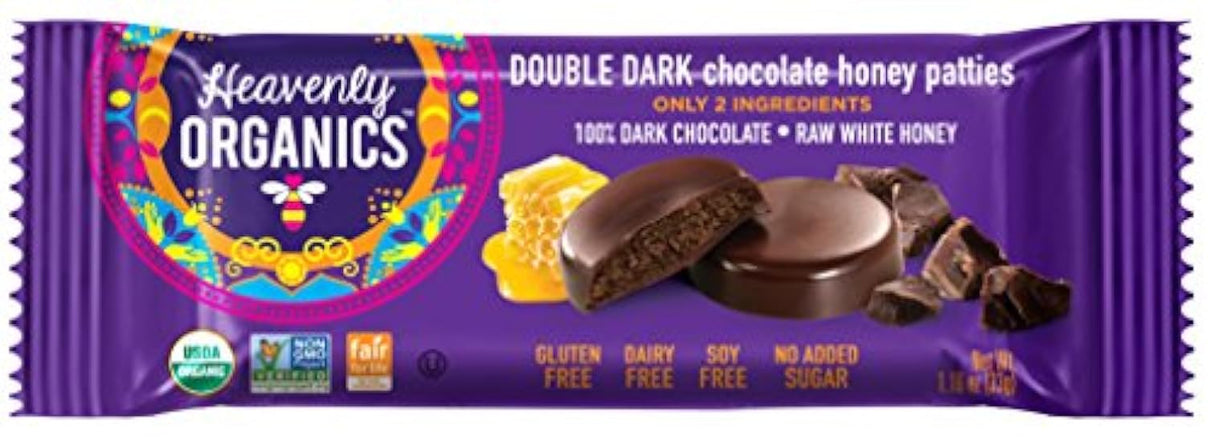 HEAVENLY ORGANICS Double Dark Chocolate 1.16 OZ