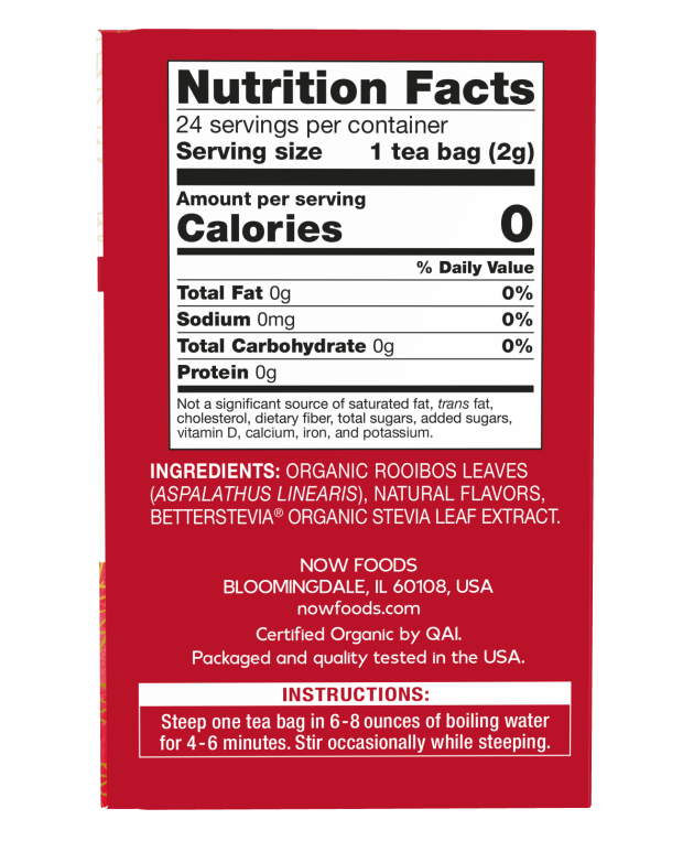 Now BETTER OFF RED TEA BAGS 24 BAGS