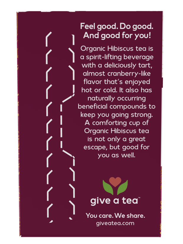 Now HIBISCUS ORGANIC TEA 24 BAGS