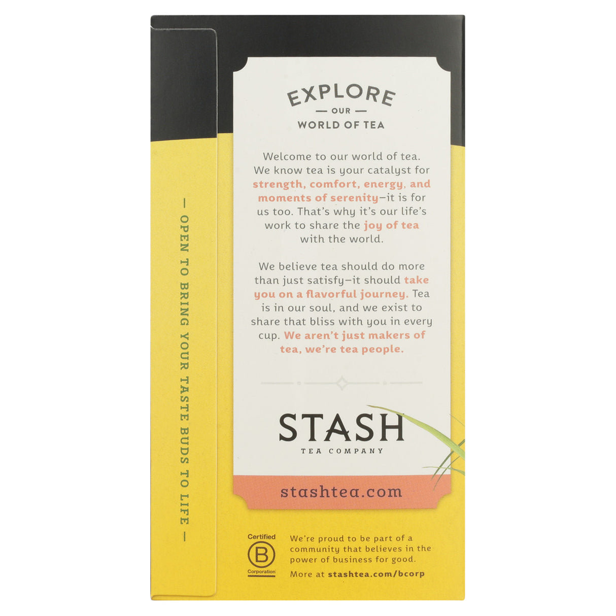 STASH TEA Lemon Ginger Tea Caffeine Free 20 BAG