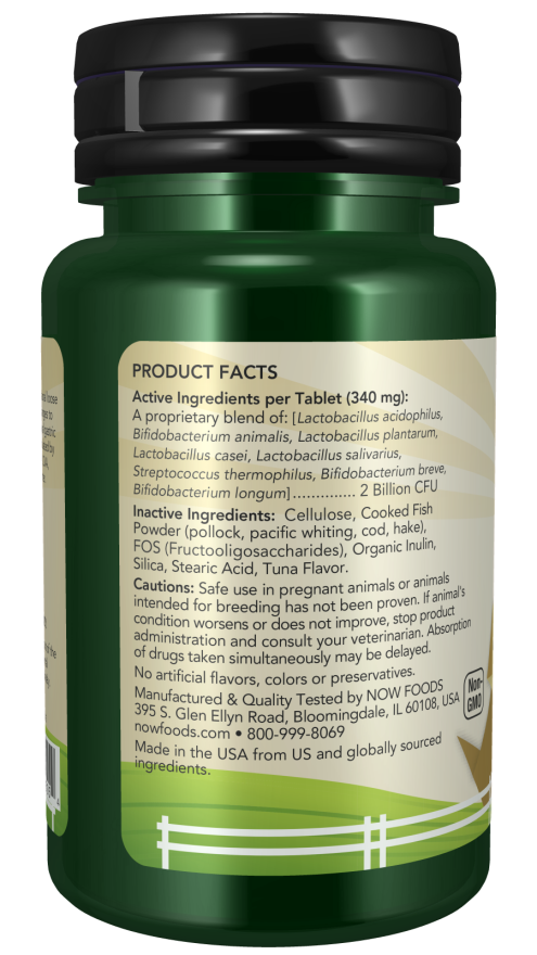 NOW PETS GI SUPPORT (PROBIOTIC) 90 LOZ