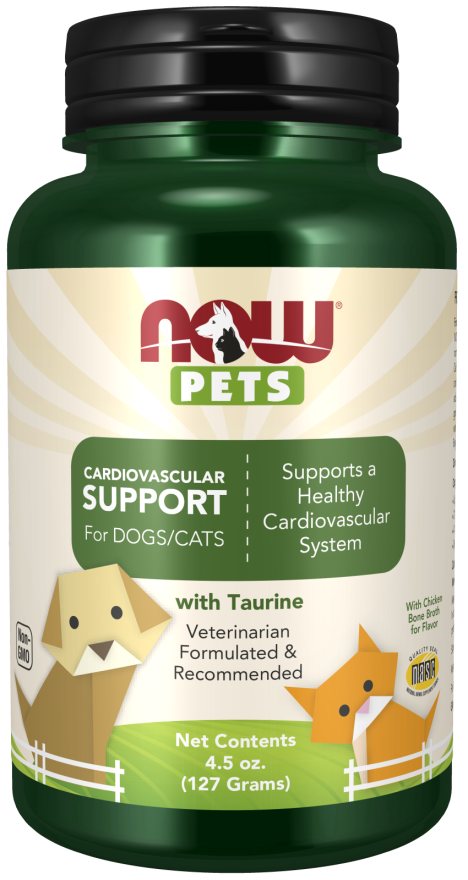 NOW PETS CARDIOVASCULAR SUPPORT POWDER 4.5 OZ
