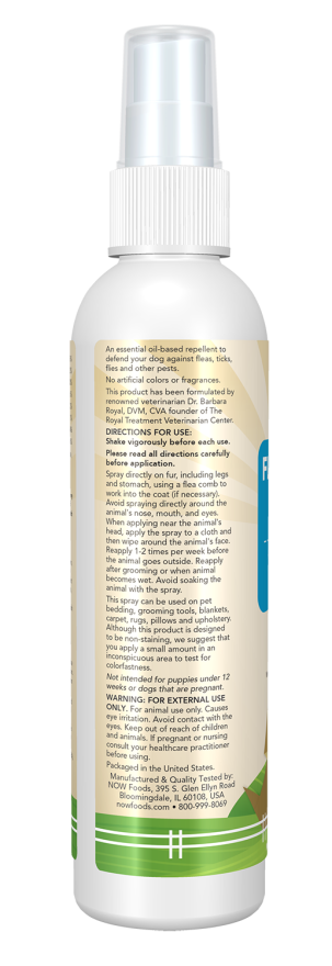 Now PETS FLEA & TICK SPRAY 8 OZ