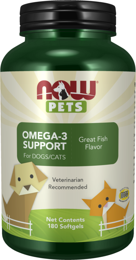 NOW PETS OMEGA 3 180 SOFTGELS