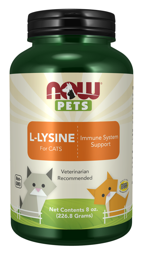 NOW PETS L-LYSINE POWDER 8 OZ