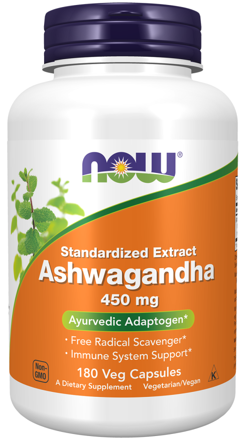 Now ASHWAGANDHA EXT 450MG 180 VCAPS