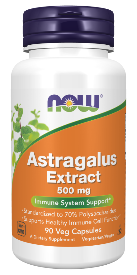 Now ASTRAGALUS 70% EXT 500MG 90 VCAPS