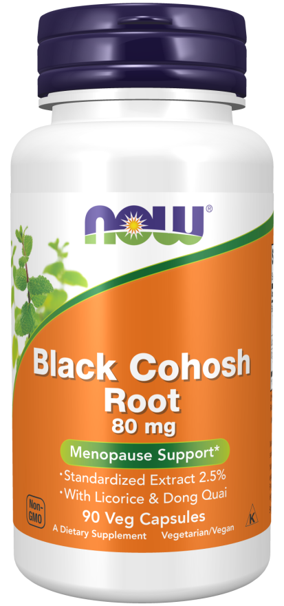 Now BLACK COHOSH 80mg 90 VCAPS